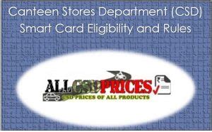 csd canteen smart card limit 2018|department of canteen stores.